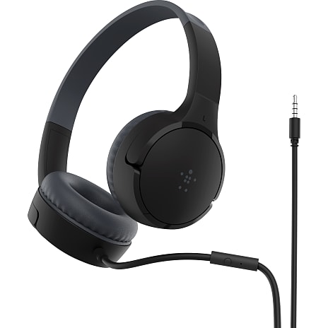 Belkin Soundform Mini Børnehøretelefoner Sort