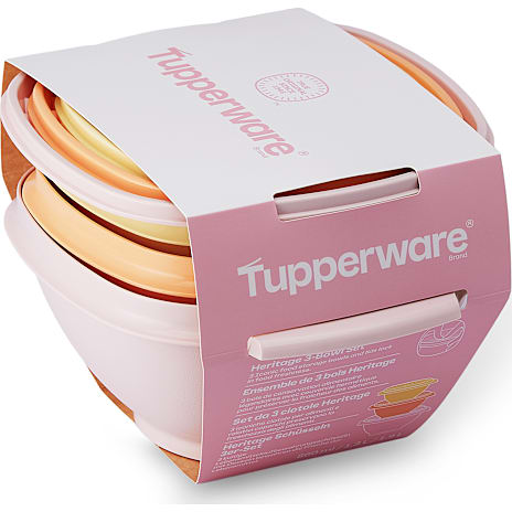 Tupperware Essentials Heritage Skålesæt 3-pak