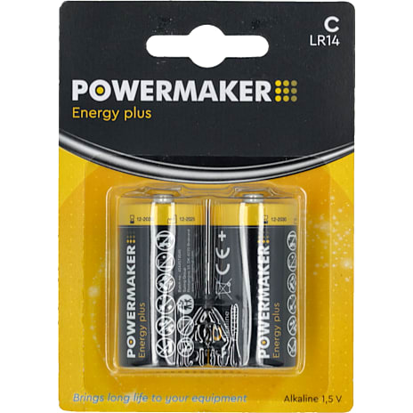 Powermaker C Batterier 2-pak
