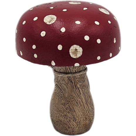 Træpaddehat Rød 7x10 cm Assorteret