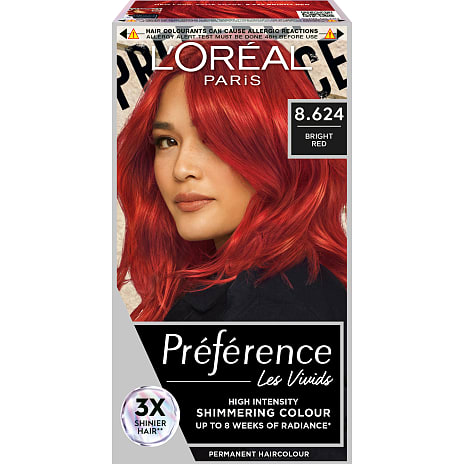 L'Oréal Paris Permanent Hårfarve 8.624 Bright Red C29