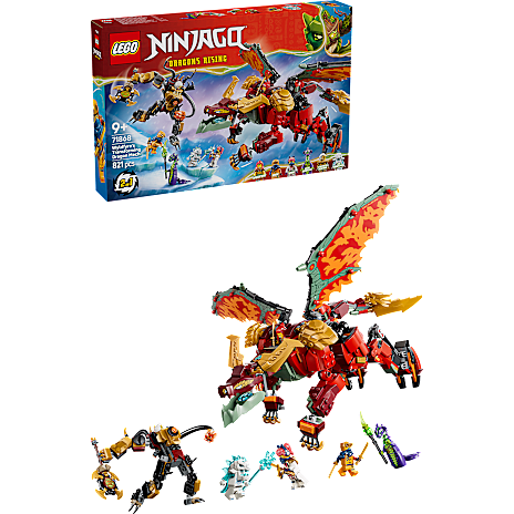 LEGO NINJAGO Wyldfyres transformerende drage-mech 71868 1 stk.