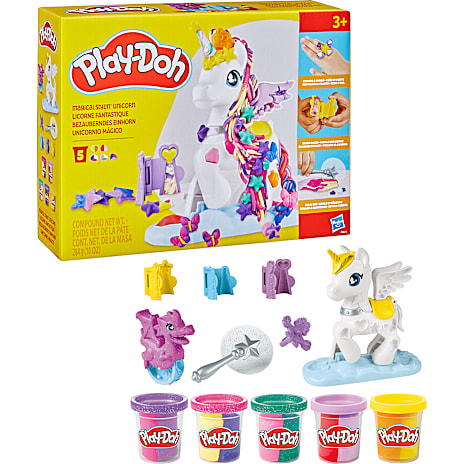 Play-Doh Magical Stylin' Unicorn Modellervokssæt