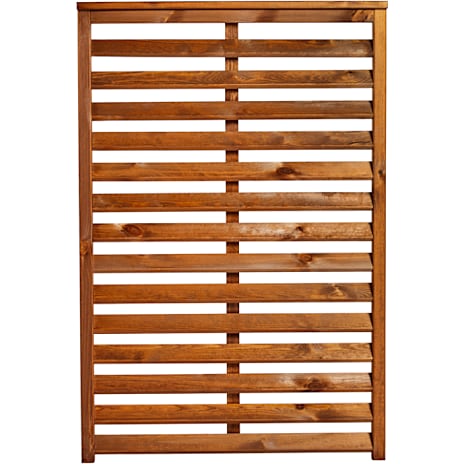 Nordic Fence Nova Teak Hegn Grundmalet