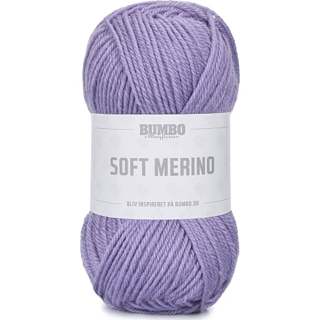 Bumbo By Mayflower BUMBO Soft Merino uldgarn - sart lilla 137 1 stk.
