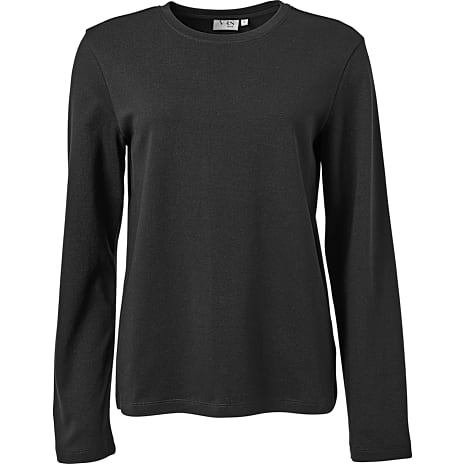 VRS Dame T-shirt Langærmet Str. L Sort