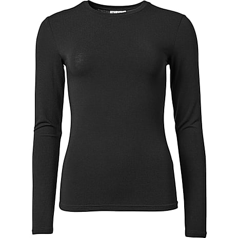 VRS Dame Slim Fit T-shirt Str. M Sort