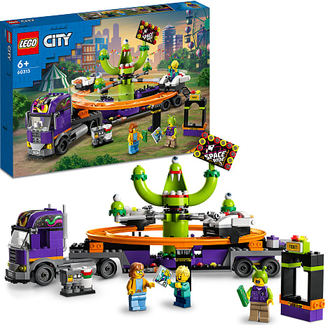 Blandet klamre sig Benign LEGO® City Lastbil med rumforlystelse 60313 | Køb på Bilka.dk!