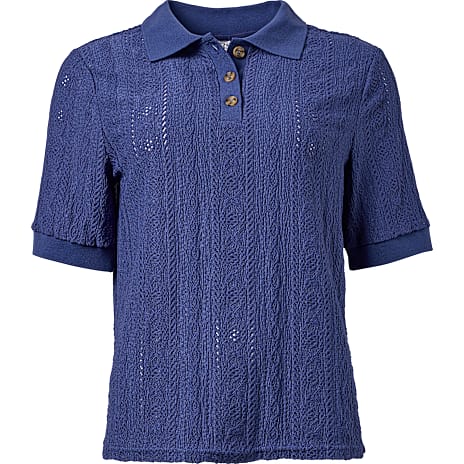 VRS Dame Polo T-shirt Str. S Blå