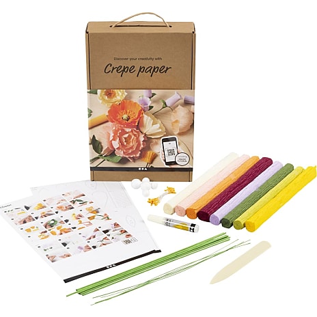 Crepepapirblomster læringssæt