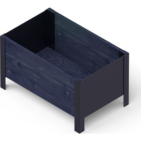 Pindstrup Modern Højbed 58x36 cm Sort