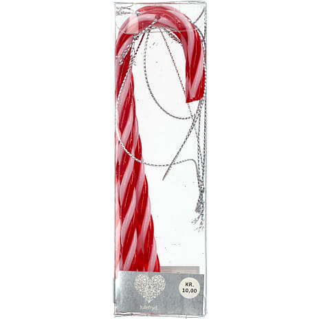 Julefryd Plast Sukkerstokke Ophæng Højde 13 cm 4-pak Assorteret