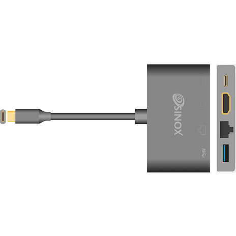 SINOX HUB. USB-C til RJ45, USB+USB-C | Køb på