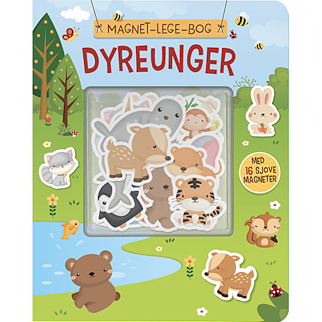 Forlaget Tukan Magnet-lege-bog: Dyreunger