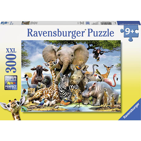 Ravensburger Afrikanske Venner Puslespil - 300 Brikker