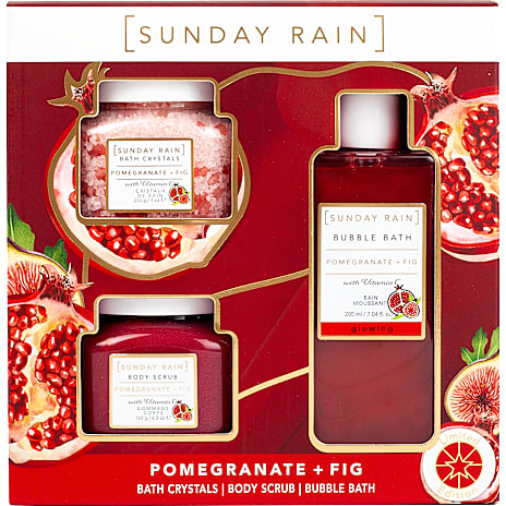 Sunday Rain Gaveæske med badesalt og kropspleje
