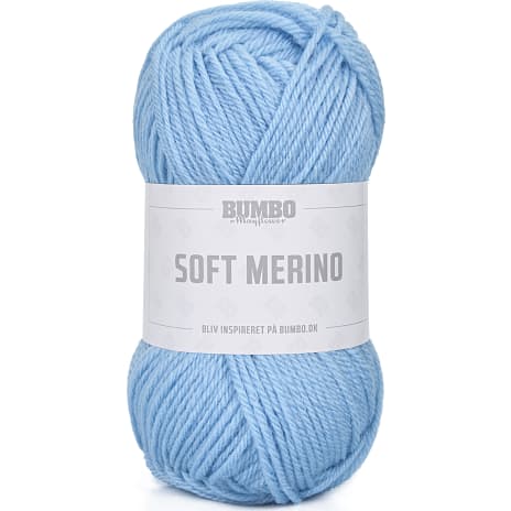 Bumbo By Mayflower BUMBO Soft Merino Uldgarn - Pastel blå 130 1 stk.