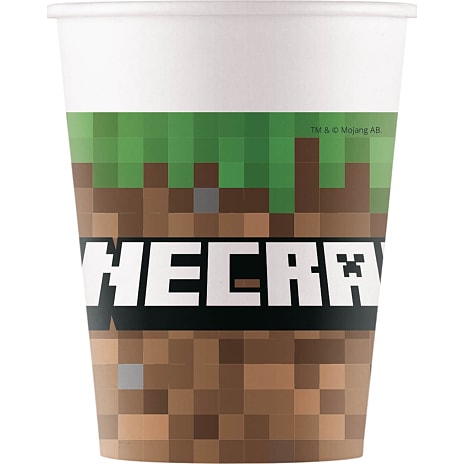 Andre Mærker Minecraft papkrus 200 ml 8-pak 8 stk.