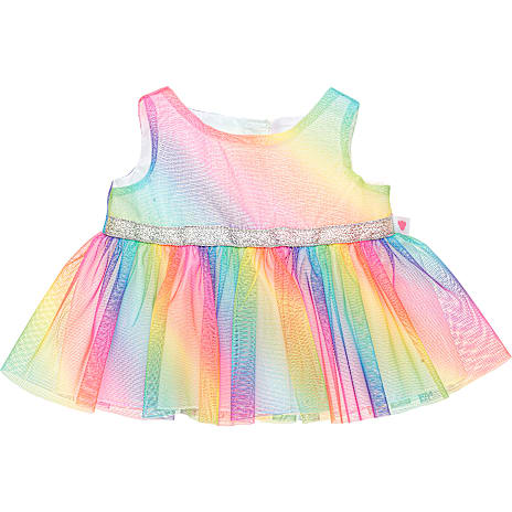 Build-A-Bear Rainbow Kjole