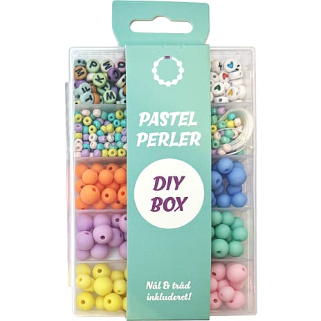 1conzept Perlesæt til smykker - pastel 1 stk.