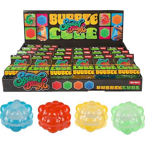 Toi Toys Squishdoh Squeeze Terning Bubble, assorteret