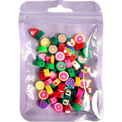 1conzept Clay perler - frugt mix 1 stk.