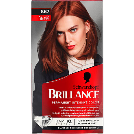 Schwarzkopf Permanent Hårfarve 867 Autumn Brown med Serum