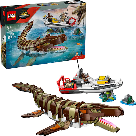 LEGO Jurassic World Bådmission Klodsbygget mosasaur 76974