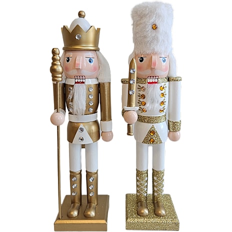 Nøddeknækker Guld 36 cm Assorteret