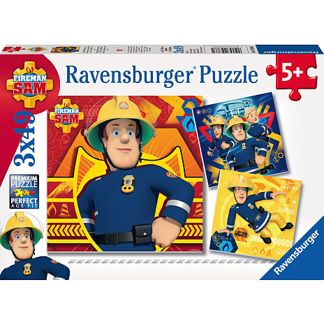Ravensburger Call Sam in Danger Puslespil 3x49 Brikker