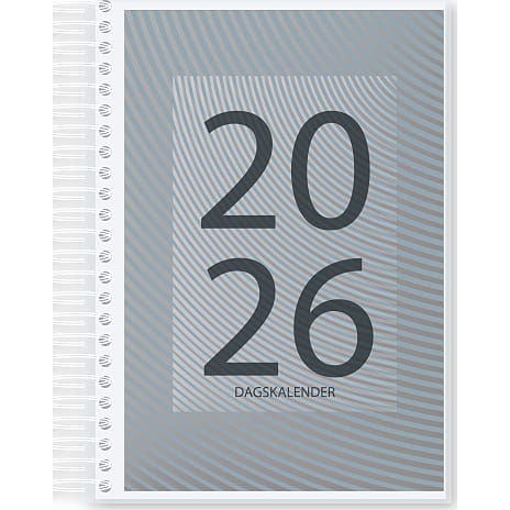 1Conzept Spiralkalender 2026 Grå