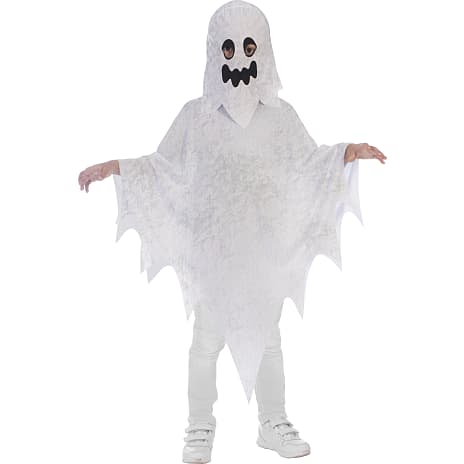 Halloween Spøgelse Kostume Str. 116