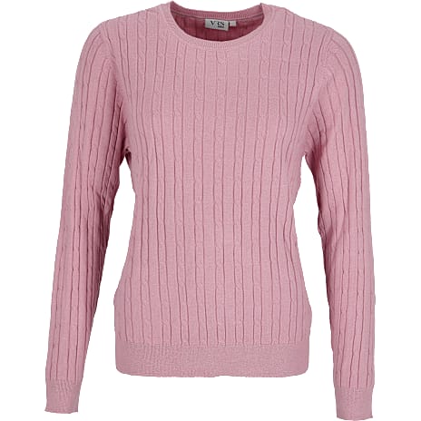 VRS Dame Striktrøje Str. 2XL Rosa