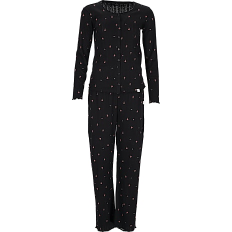 VRS Dame Pyjamas Str. S Sort