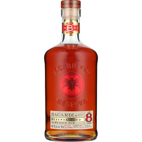 Bacardi Reserva Gylden Rom 8 År