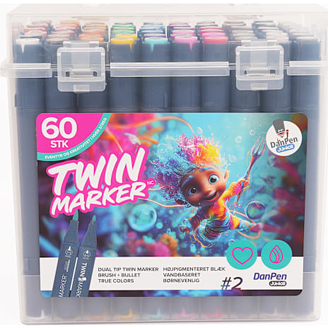 DanPen Junior Twinmarkers 60 stk 1 stk.