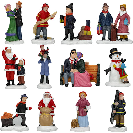Figur Til Nisselandskab 5 cm Assorteret