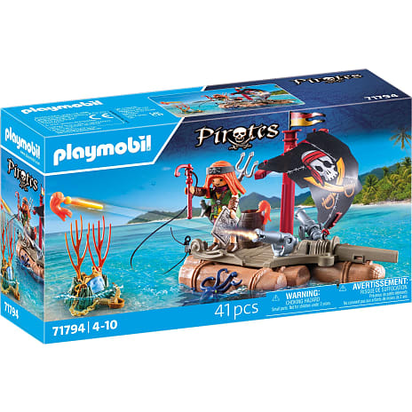 Playmobil piratflåde med skat 71794