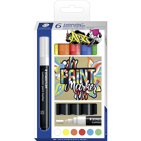 Staedtler Lumocolor Marker 6-pak