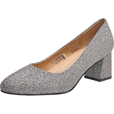 VRS Dame Pumps Str. 40 Sølv