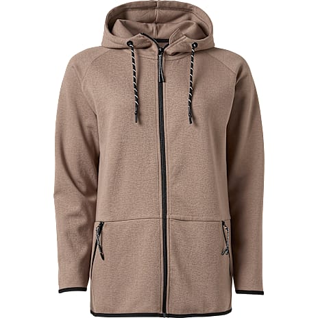 VRS Dame Hoodie Str. S Brun