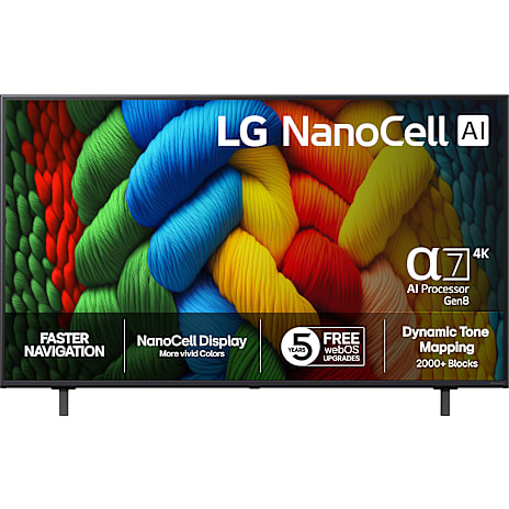 LG 50" NanoCell 4K AI TV 50NANO80A