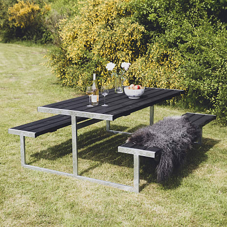 Hortus Brooklyn Bord/Bænkesæt Sort