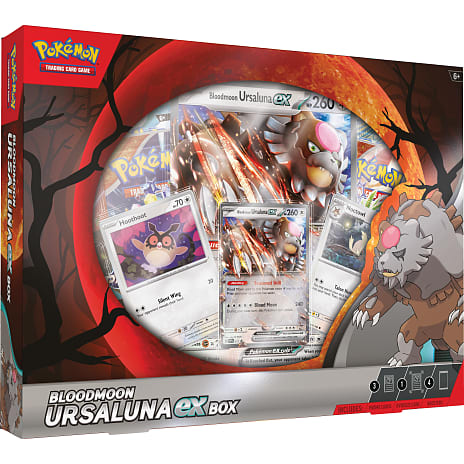 Pokémon Box ex Bloodmoon Ursaluna 4-pak