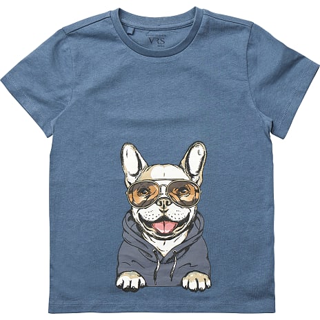 VRS Børne T-shirt Str. 98/104 Blå