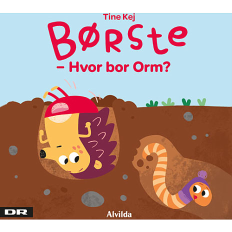Alvilda Minisjang - Børste - Hvor bor Orm? - Tine Kej