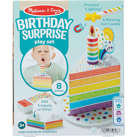 Melissa & Doug Birthday Wish legesæt i træ
