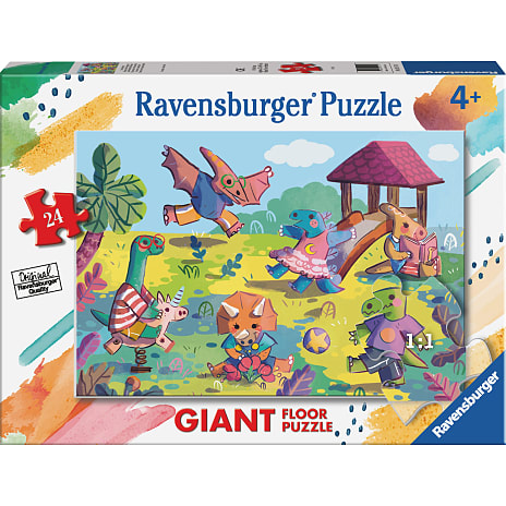 Ravensburger Dinosaur Gulvpuslespil 24 Brikker