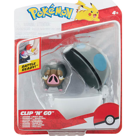 Pokémon Clip'n'Go Figur Lechonk