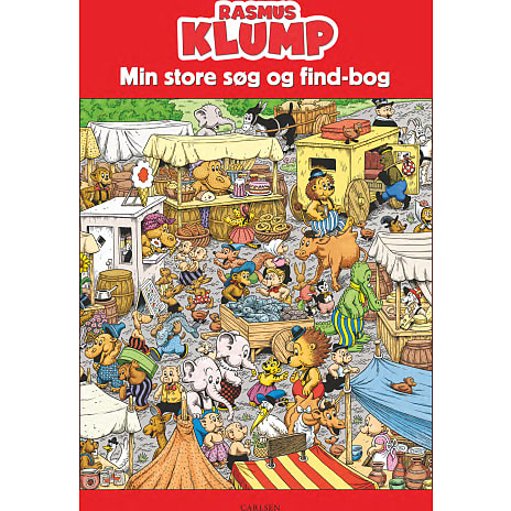 Carlsen Min store søg og find-bog med Rasmus Klump - Per Sanderhage 1 stk.